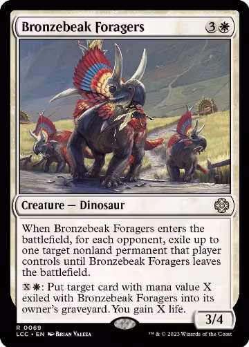 Bronzebeak Foragers (69), Commander: The Lost Caverns of Ixalan — Magic card price