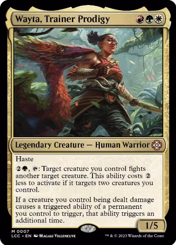 Wayta, Trainer Prodigy (7), Commander: The Lost Caverns of Ixalan — Magic card price