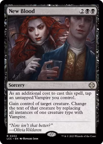 New Blood (202), Commander: The Lost Caverns of Ixalan — Magic card price