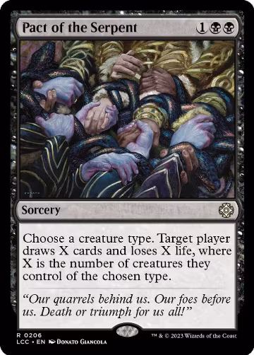 Pact of the Serpent (206), Commander: The Lost Caverns of Ixalan — Magic card price