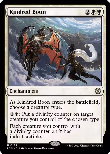 Kindred Boon (129), Commander: The Lost Caverns of Ixalan — Magic card price