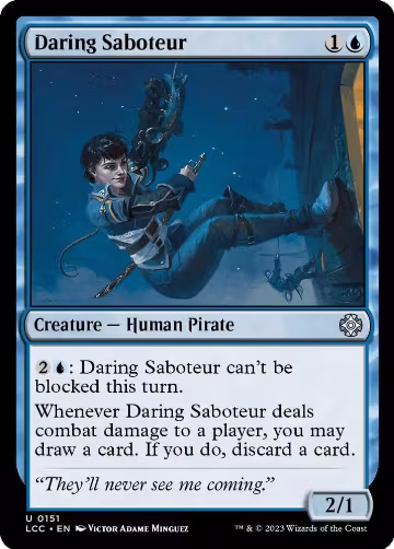 Daring Saboteur (151), Commander: The Lost Caverns of Ixalan — Magic card price