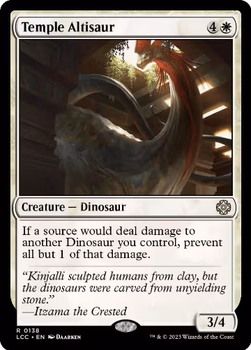 Temple Altisaur (138), Commander: The Lost Caverns of Ixalan — Magic card price