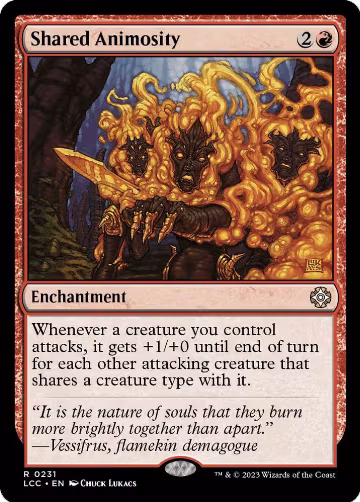 Shared Animosity (231), Commander: The Lost Caverns of Ixalan — Magic card price