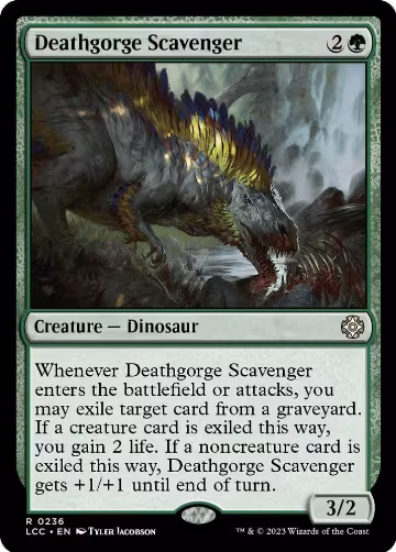 Deathgorge Scavenger (236), Commander: The Lost Caverns of Ixalan — Magic card price