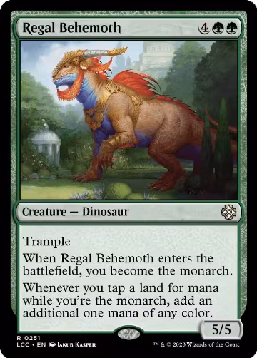 Regal Behemoth (251), Commander: The Lost Caverns of Ixalan — Magic card price