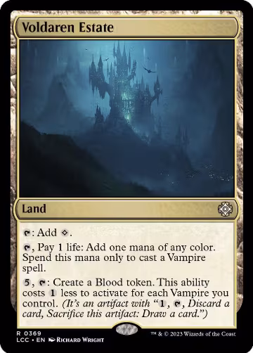 Voldaren Estate (369), Commander: The Lost Caverns of Ixalan — Magic card price
