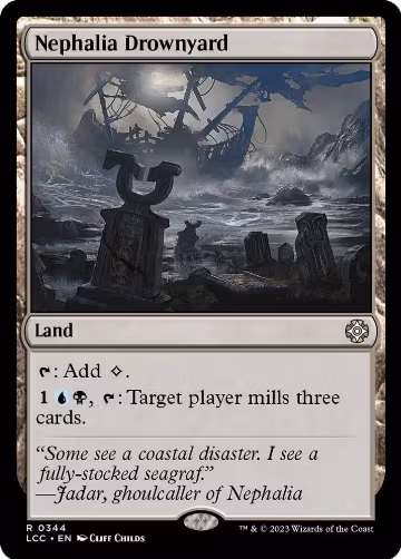 Nephalia Drownyard (344), Commander: The Lost Caverns of Ixalan — Magic card price