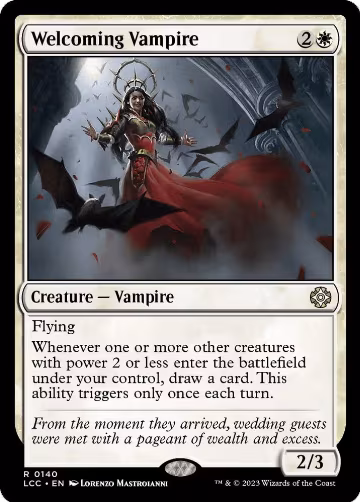 Welcoming Vampire (140), Commander: The Lost Caverns of Ixalan — Magic card price