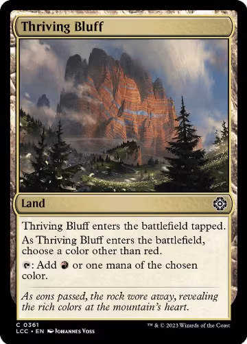 Thriving Bluff (361), Commander: The Lost Caverns of Ixalan — Magic card price