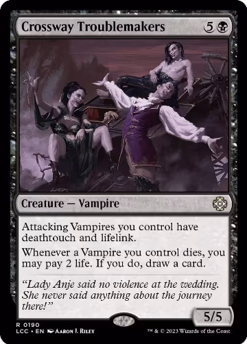 Crossway Troublemakers (190), Commander: The Lost Caverns of Ixalan — Magic card price