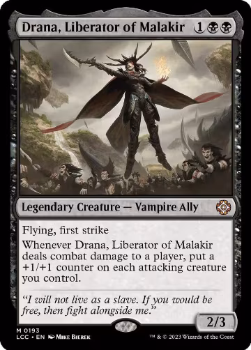 Drana, Liberator of Malakir (193), Commander: The Lost Caverns of Ixalan — Magic card price