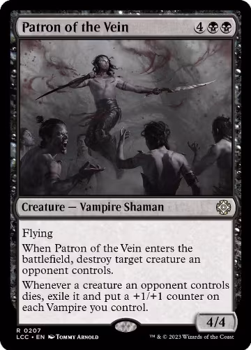 Patron of the Vein (207), Commander: The Lost Caverns of Ixalan — Magic card price