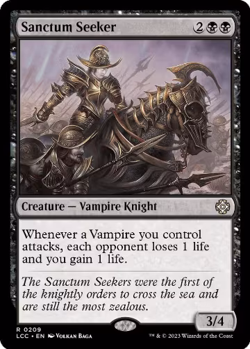 Sanctum Seeker (209), Commander: The Lost Caverns of Ixalan — Magic card price