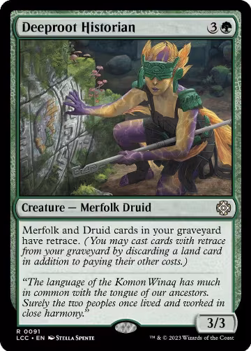 Deeproot Historian (91), Commander: The Lost Caverns of Ixalan — Magic card price
