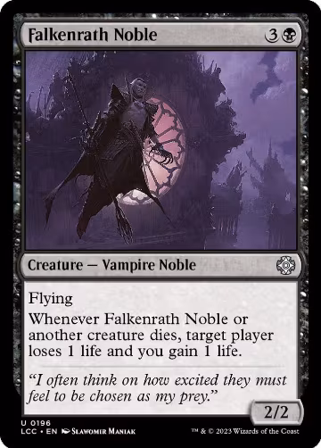 Falkenrath Noble (196), Commander: The Lost Caverns of Ixalan — Magic card price