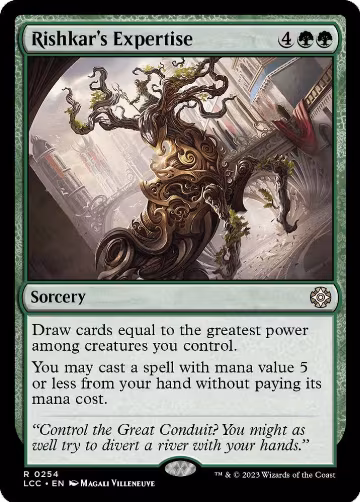 Rishkar's Expertise (254), Commander: The Lost Caverns of Ixalan — Magic card price