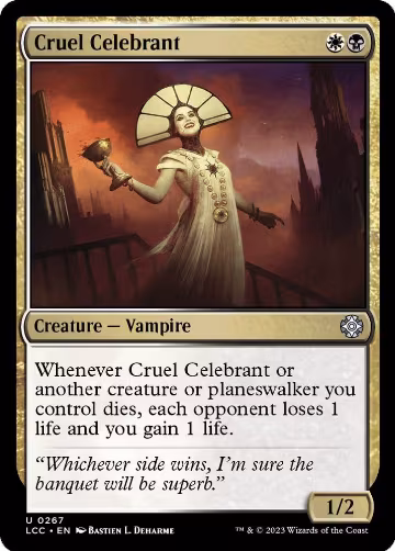 Cruel Celebrant (267), Commander: The Lost Caverns of Ixalan — Magic card price