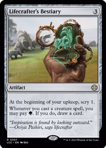 Lifecrafter's Bestiary (307), Commander: The Lost Caverns of Ixalan — Magic card price