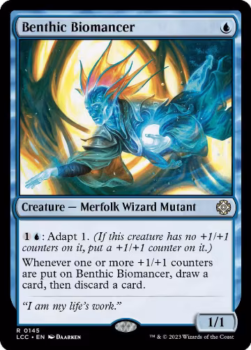 Benthic Biomancer (145), Commander: The Lost Caverns of Ixalan — Magic card price