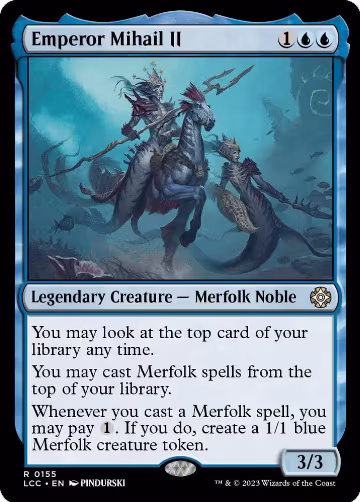 Emperor Mihail II (155), Commander: The Lost Caverns of Ixalan — Magic card price