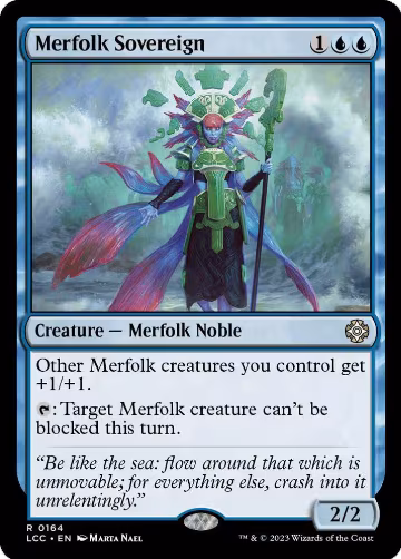 Merfolk Sovereign (164), Commander: The Lost Caverns of Ixalan — Magic card price