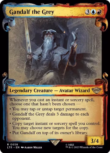 Gandalf the Grey (Showcase Scrolls) (658), Universes Beyond: The Lord of the Rings: Tales of Middle-earth — Magic card price