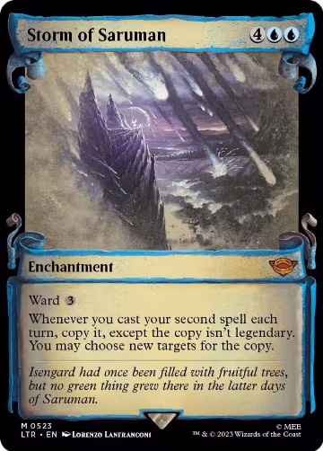Storm of Saruman (Showcase Scrolls) (523), Universes Beyond: The Lord of the Rings: Tales of Middle-earth — Magic card price