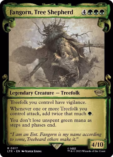 Fangorn, Tree Shepherd (Showcase Scrolls) (617), Universes Beyond: The Lord of the Rings: Tales of Middle-earth — Magic card price