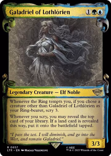 Galadriel of Lothlorien (Showcase Scrolls) (657), Universes Beyond: The Lord of the Rings: Tales of Middle-earth — Magic card price