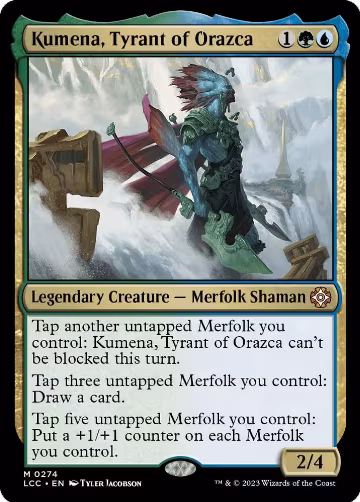 Kumena, Tyrant of Orazca (274), Commander: The Lost Caverns of Ixalan — Magic card price