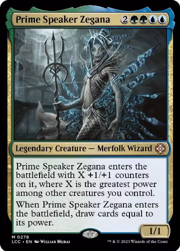 Prime Speaker Zegana (278), Commander: The Lost Caverns of Ixalan — Magic card price
