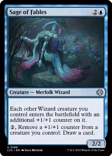 Sage of Fables (169), Commander: The Lost Caverns of Ixalan — Magic card price