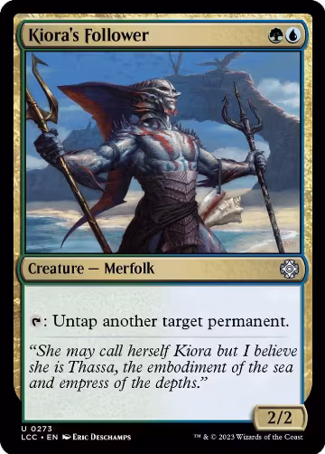 Kiora's Follower (273), Commander: The Lost Caverns of Ixalan — Magic card price