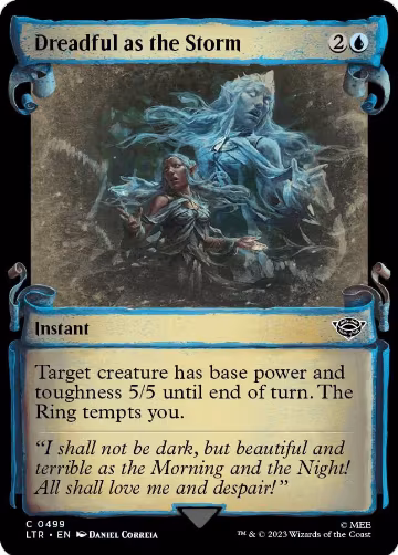 Dreadful as the Storm (Showcase Scrolls) (499), Universes Beyond: The Lord of the Rings: Tales of Middle-earth — Magic card price