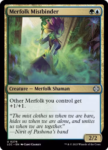 Merfolk Mistbinder (276), Commander: The Lost Caverns of Ixalan — Magic card price