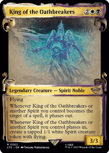 King of the Oathbreakers (Showcase Scrolls) (662), Universes Beyond: The Lord of the Rings: Tales of Middle-earth — Magic card price