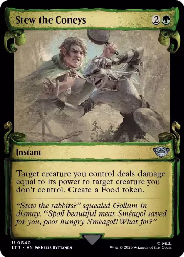 Stew the Coneys (Showcase Scrolls) (640), Universes Beyond: The Lord of the Rings: Tales of Middle-earth — Magic card price