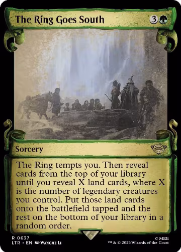 The Ring Goes South (Showcase Scrolls) (637), Universes Beyond: The Lord of the Rings: Tales of Middle-earth — Magic card price