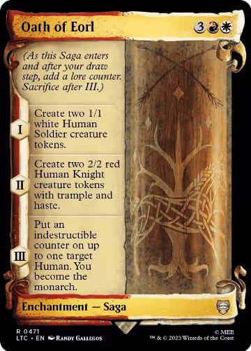 Oath of Eorl (Showcase Scrolls) (471), Commander: The Lord of the Rings: Tales of Middle-earth — Magic card price