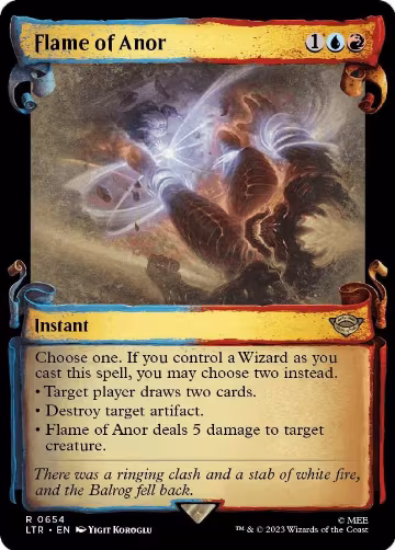 Flame of Anor (Showcase Scrolls) (654), Universes Beyond: The Lord of the Rings: Tales of Middle-earth — Magic card price