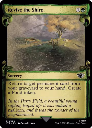 Revive the Shire (Showcase Scrolls) (636), Universes Beyond: The Lord of the Rings: Tales of Middle-earth — Magic card price