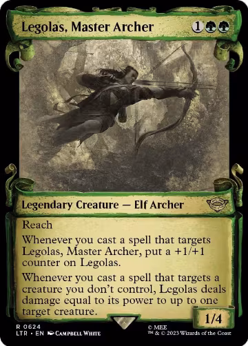 Legolas, Master Archer (Showcase Scrolls) (624), Universes Beyond: The Lord of the Rings: Tales of Middle-earth — Magic card price