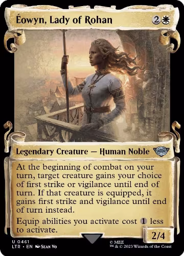 Eowyn, Lady of Rohan (Showcase Scrolls) (461), Universes Beyond: The Lord of the Rings: Tales of Middle-earth — Magic card price