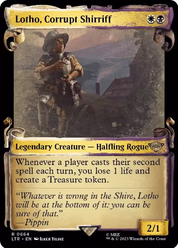 Lotho, Corrupt Shirriff (Showcase Scrolls) (664), Universes Beyond: The Lord of the Rings: Tales of Middle-earth — Magic card price