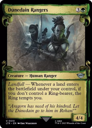 Dunedain Rangers (Showcase Scrolls) (610), Universes Beyond: The Lord of the Rings: Tales of Middle-earth — Magic card price
