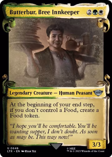 Butterbur, Bree Innkeeper (Showcase Scrolls) (648), Universes Beyond: The Lord of the Rings: Tales of Middle-earth — Magic card price