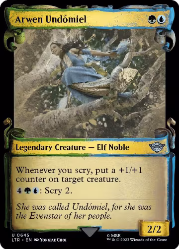 Arwen Undomiel (Showcase Scrolls) (645), Universes Beyond: The Lord of the Rings: Tales of Middle-earth — Magic card price