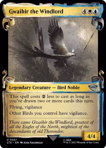 Gwaihir the Windlord (Showcase Scrolls) (661), Universes Beyond: The Lord of the Rings: Tales of Middle-earth — Magic card price