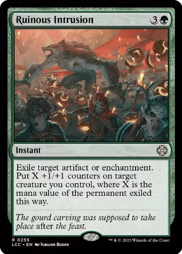 Ruinous Intrusion (255), Commander: The Lost Caverns of Ixalan — Magic card price
